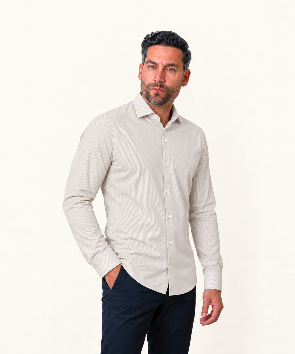 Forlann Andy Beige — 04-schuin — webshop 20261001 #Kleur_Beige