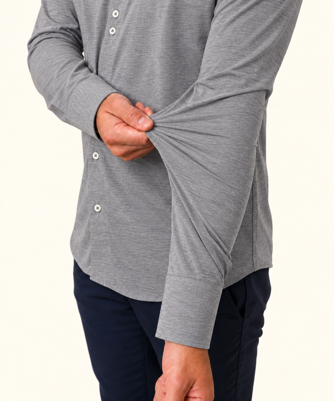 Forlann Sulley Grijs — 03-stofdetail — webshop 20261001 #Kleur_Grijs