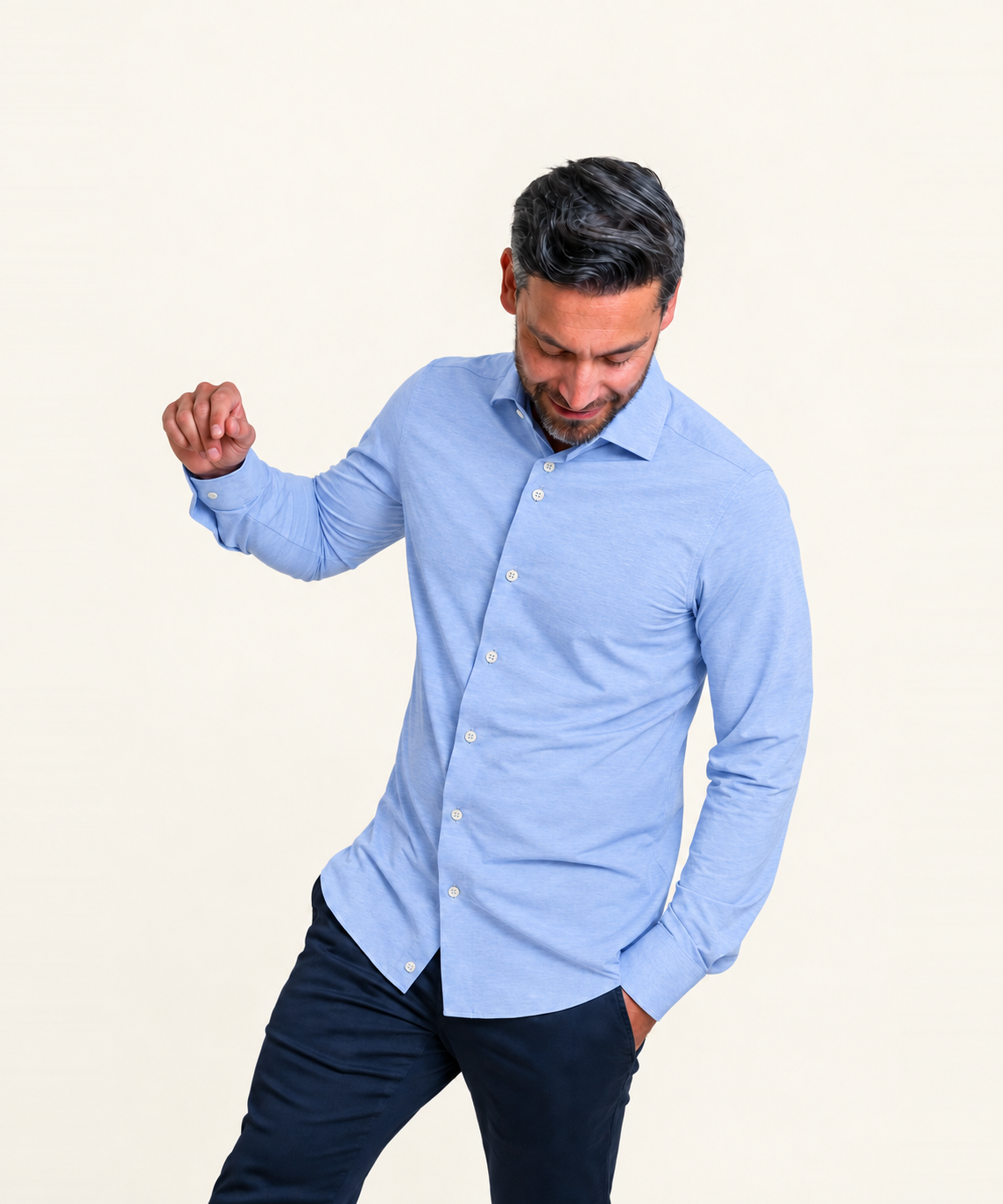Forlann Sulley Lichtblauw — 02-omlaag-kijken — webshop 20261001 #Kleur_Lichtblauw