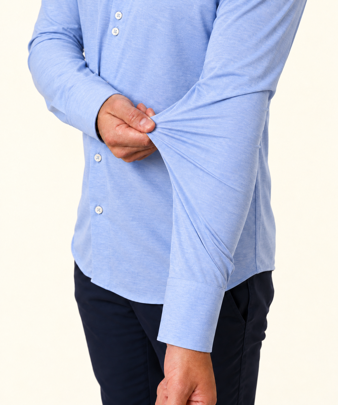 Forlann Sulley Lichtblauw — 03-stofdetail — webshop 20261001 #Kleur_Lichtblauw