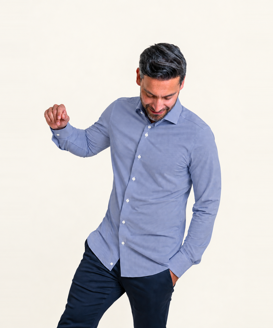 Forlann Woody Blauw — 02-omlaag-kijken — webshop 20261001 #Kleur_Blauw