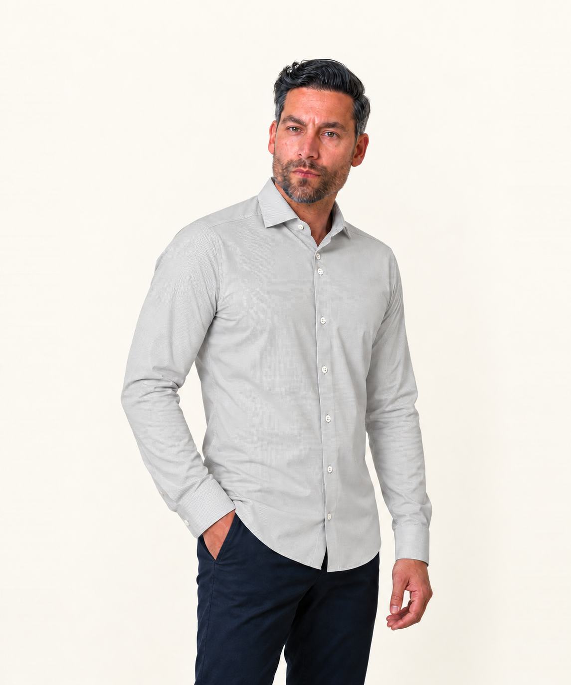 Forlann Woody Grijs — 04-schuin — webshop 20261001 #Kleur_Grijs