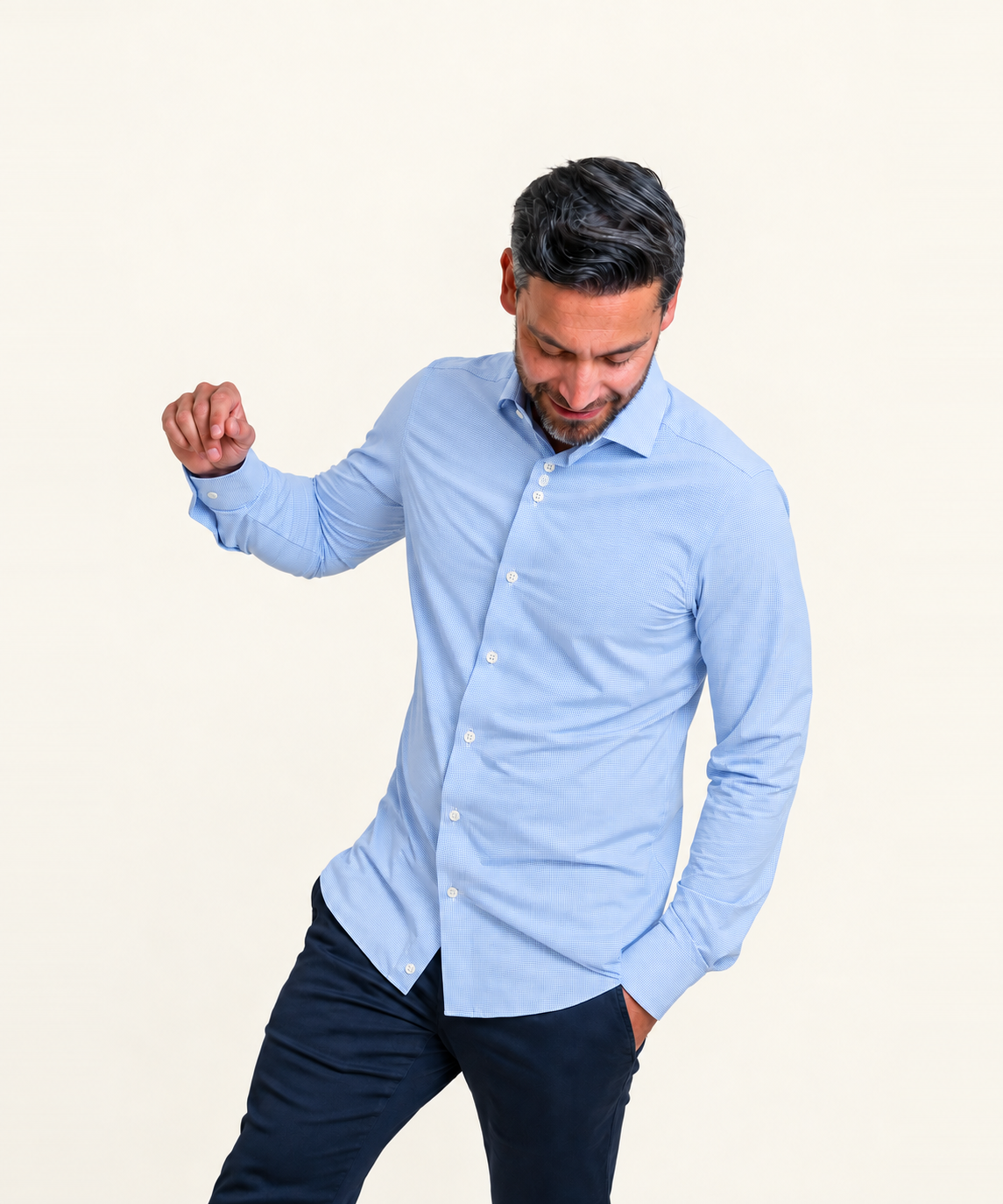 Forlann Woody Lichtblauw — 02-omlaag-kijken — webshop 20261001 #Kleur_Lichtblauw